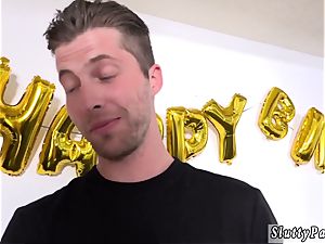 red-hot nymph teen boink hard-core birthday Surprise
