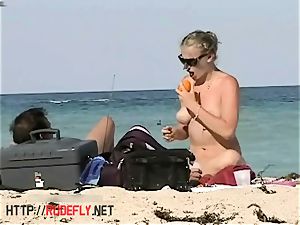 delightful nude beach spycam spy webcam video
